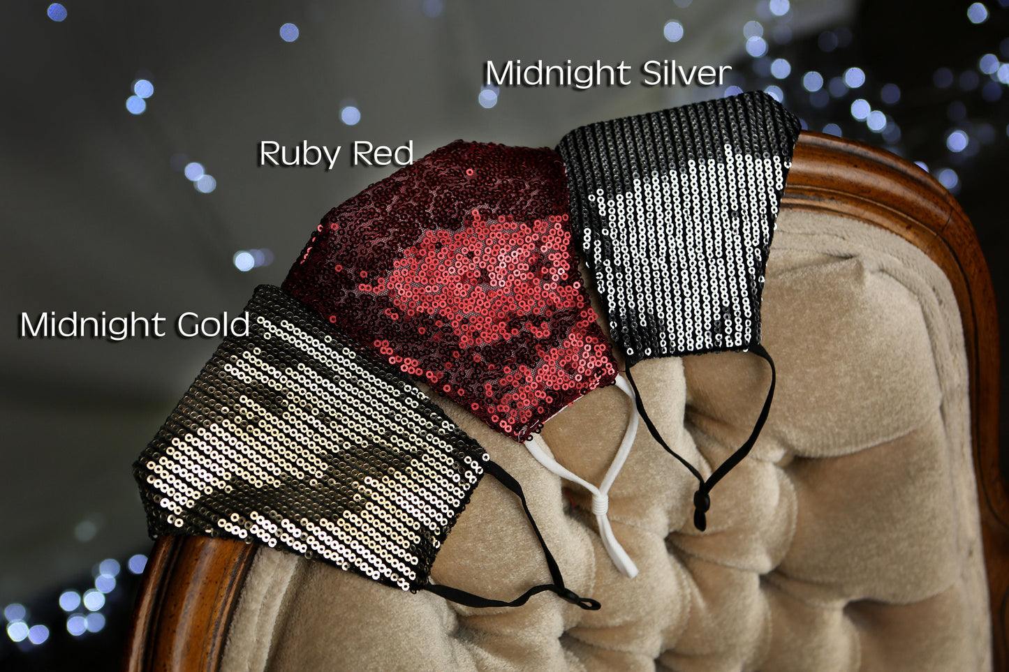 Sequin Face Mask, Pretty Sparkly Mask Face Cover! BUY 3 GET 1 FREE