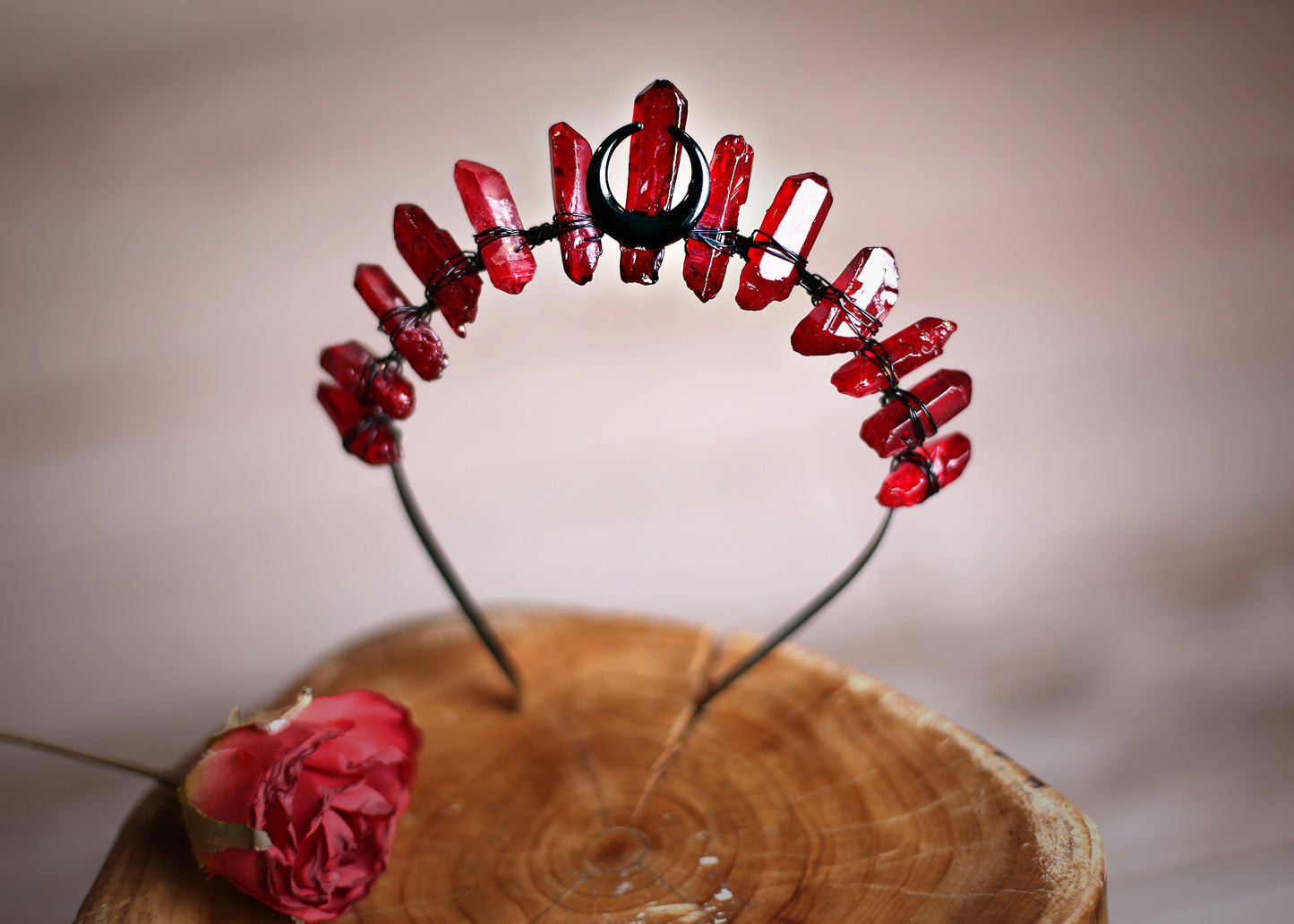 Red Quartz Crown/Tiara