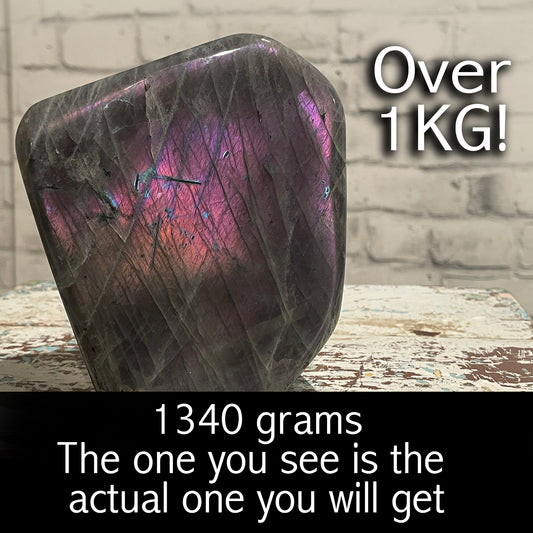Purple Labradorite - Freeform - 1340 grams - Over a KG!