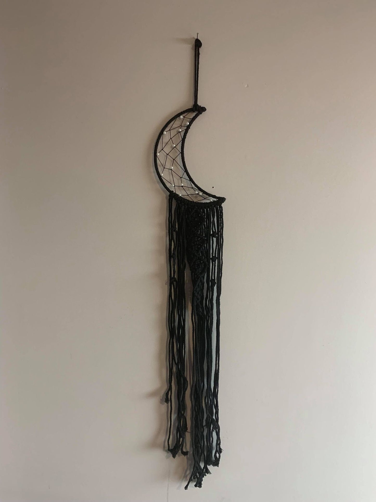 Macrame Moon Wall Hanging