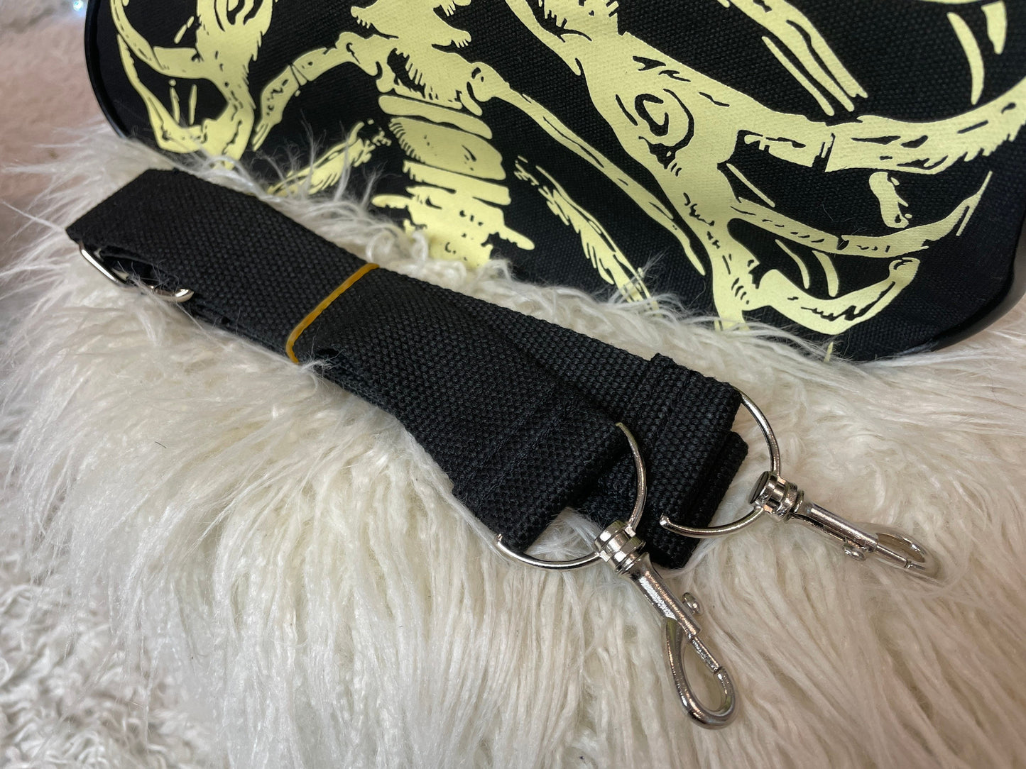 Goth Skeleton Rib Cage Purse Handbag