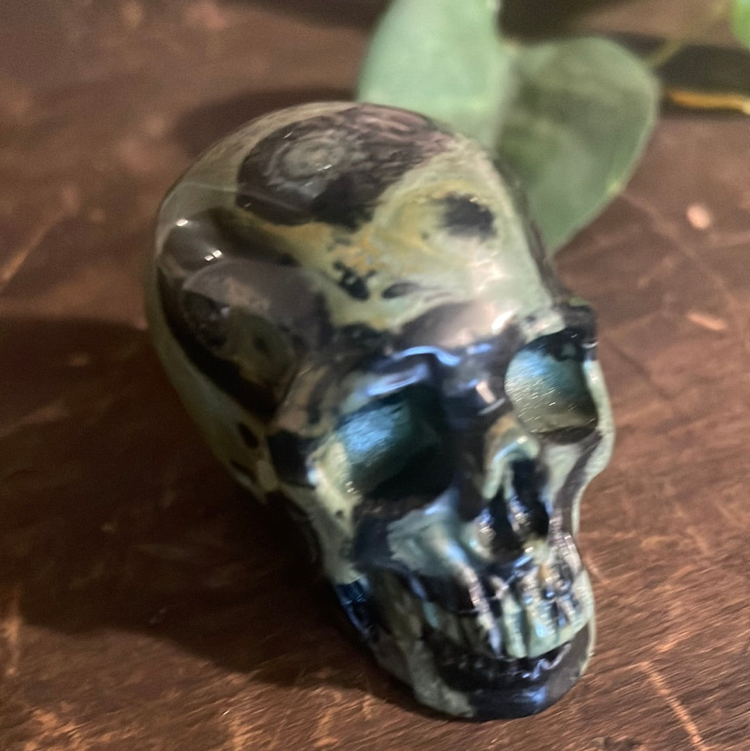 Kambaba Jasper Crystal Skull