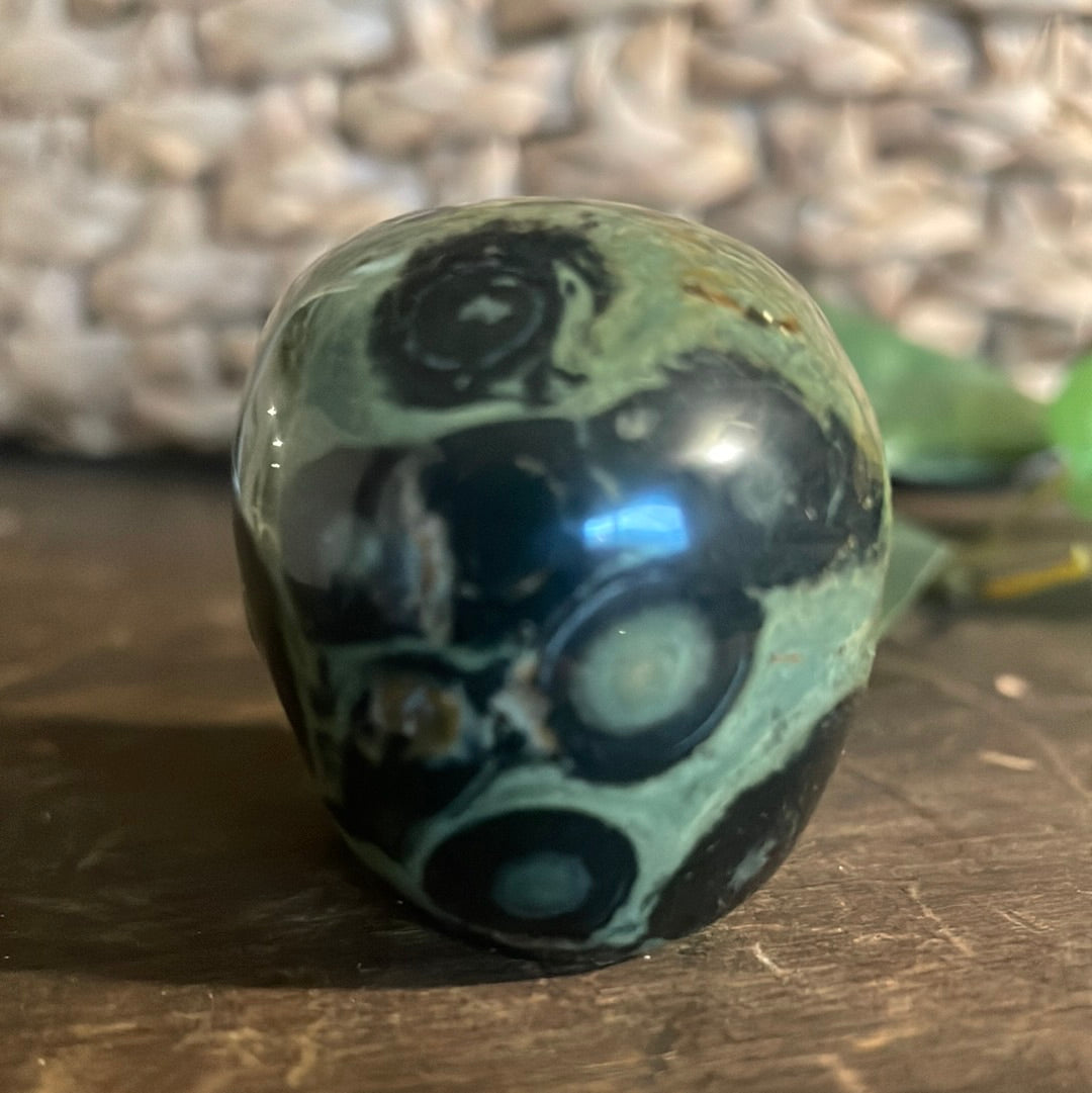 Kambaba Jasper Crystal Skull