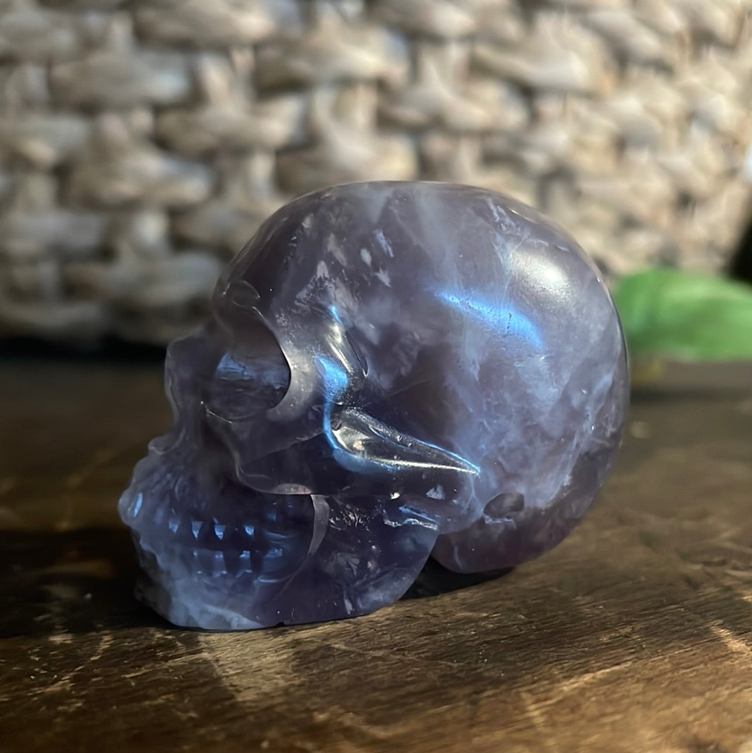 Flourite Crystal Skull!