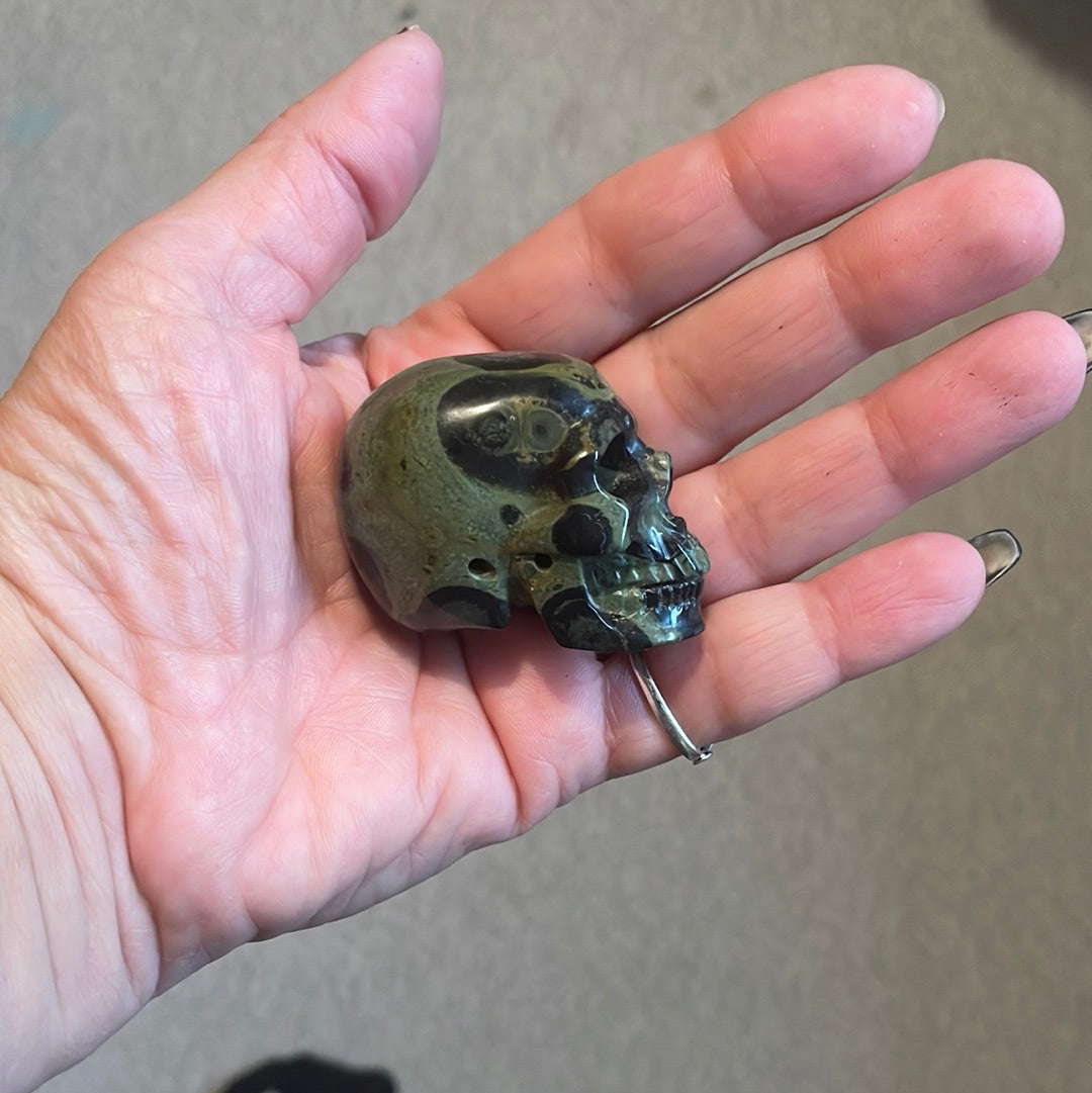 Kambaba Jasper Crystal Skull