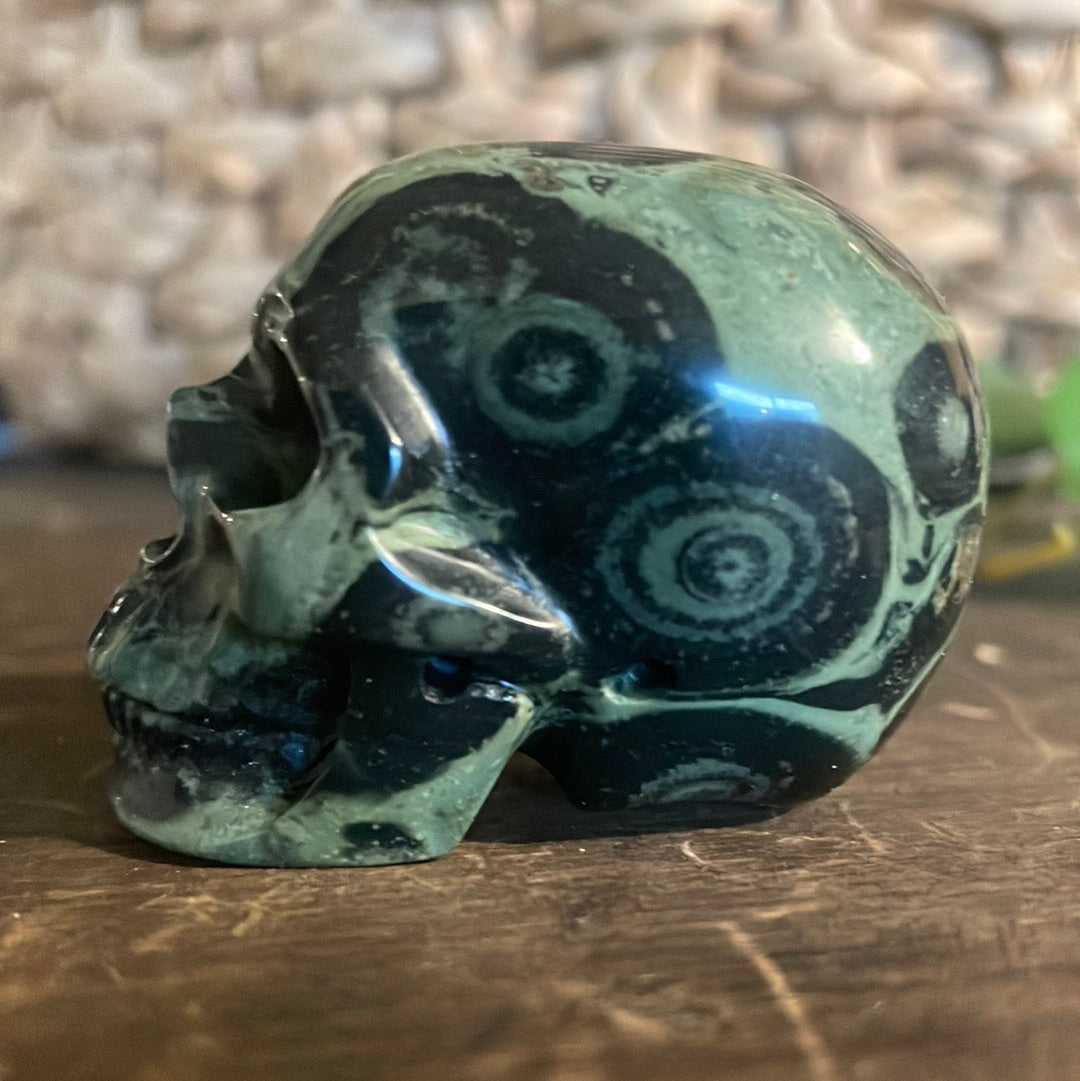 Kambaba Jasper Crystal Skull