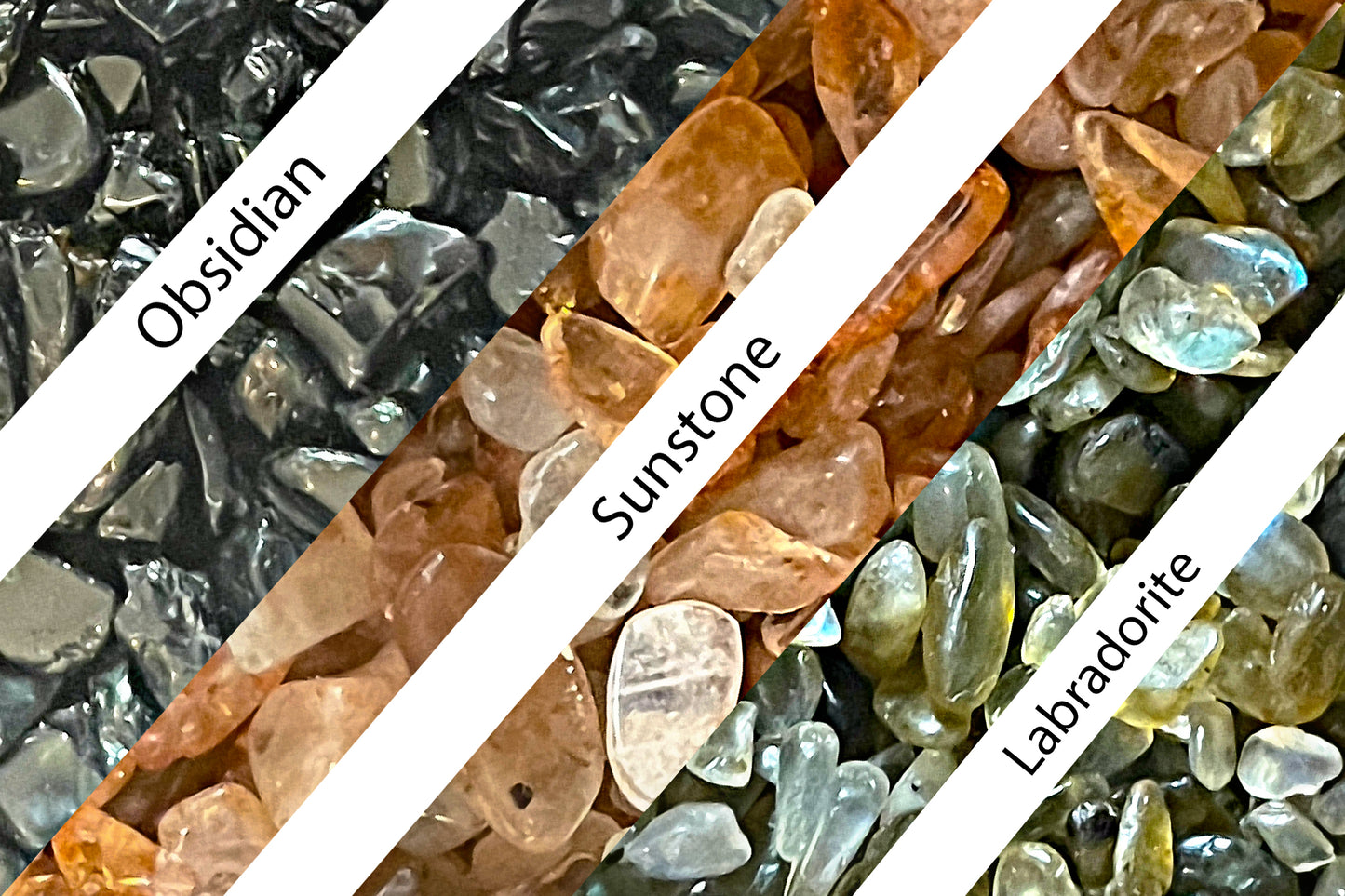 Gemstone chips in Bags