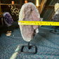 Pink Amethyst Display Geode