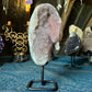 Pink Amethyst Display Geode