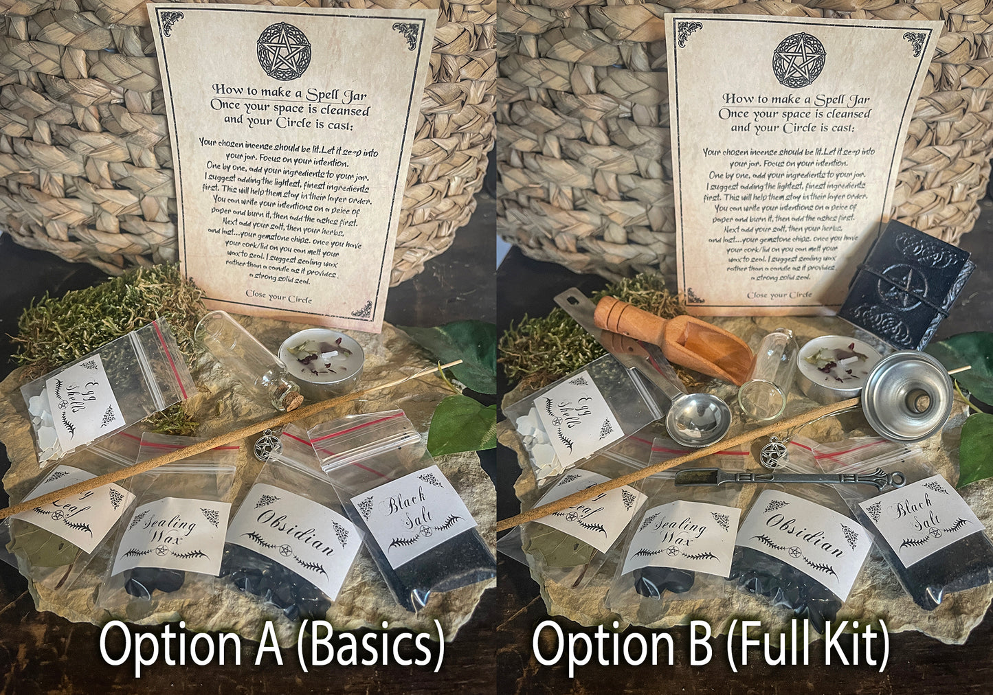 Spell Jar Manifestation Kit with Instructions