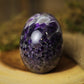 Dream Amethyst Skull Polished Carved Genuine  Gemstone Crystal