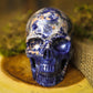 Sodalite Polished Carved Genuine Gemstone Crystal Skull