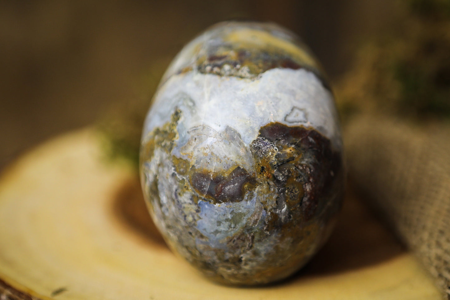 Mexican Crazy Lace Agate Skull Polished Carved Genuine Gemstone Crystal