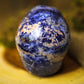 Sodalite Polished Carved Genuine Gemstone Crystal Skull