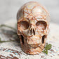 Red Vein Jasper Skull Gemstone Polished Carved Genuine Crystal