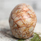 Red Vein Jasper Skull Gemstone Polished Carved Genuine Crystal