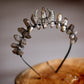 Smoky Quartz Crown TIara | Photo Prop | Witchcraft | Goth | Moon Goddess | Moonchild