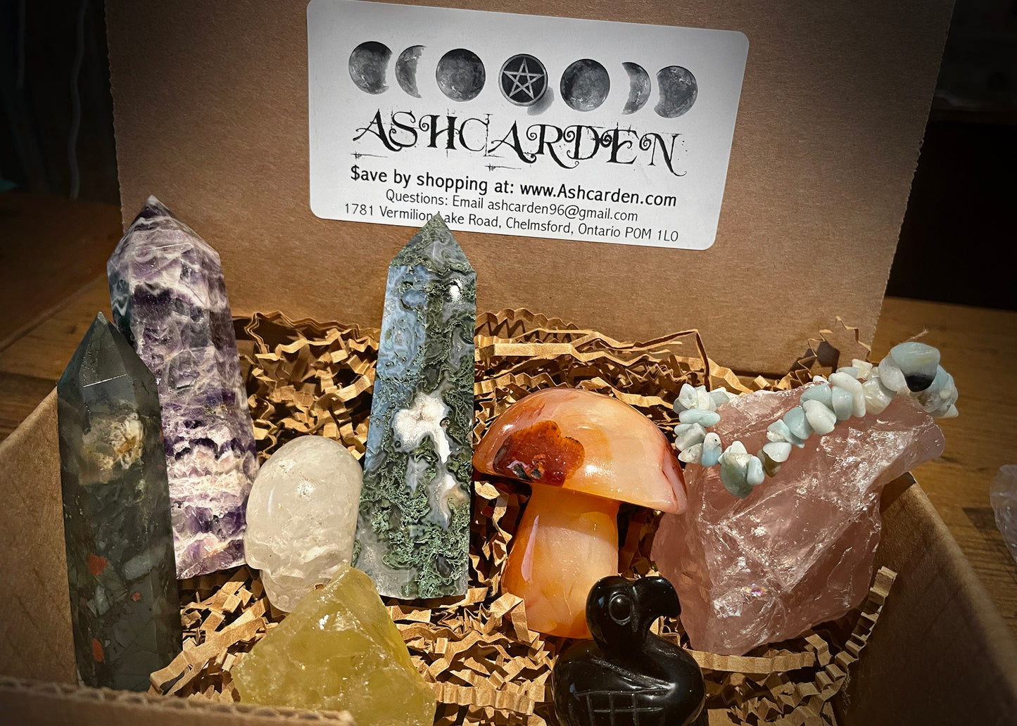 Mystery Crystal Surprise Gift Box! | Hug in a Box | Genuine Gemstones