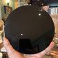 Obsidian Scrying Mirror with Stand & Information Sheet | 6.5 inch