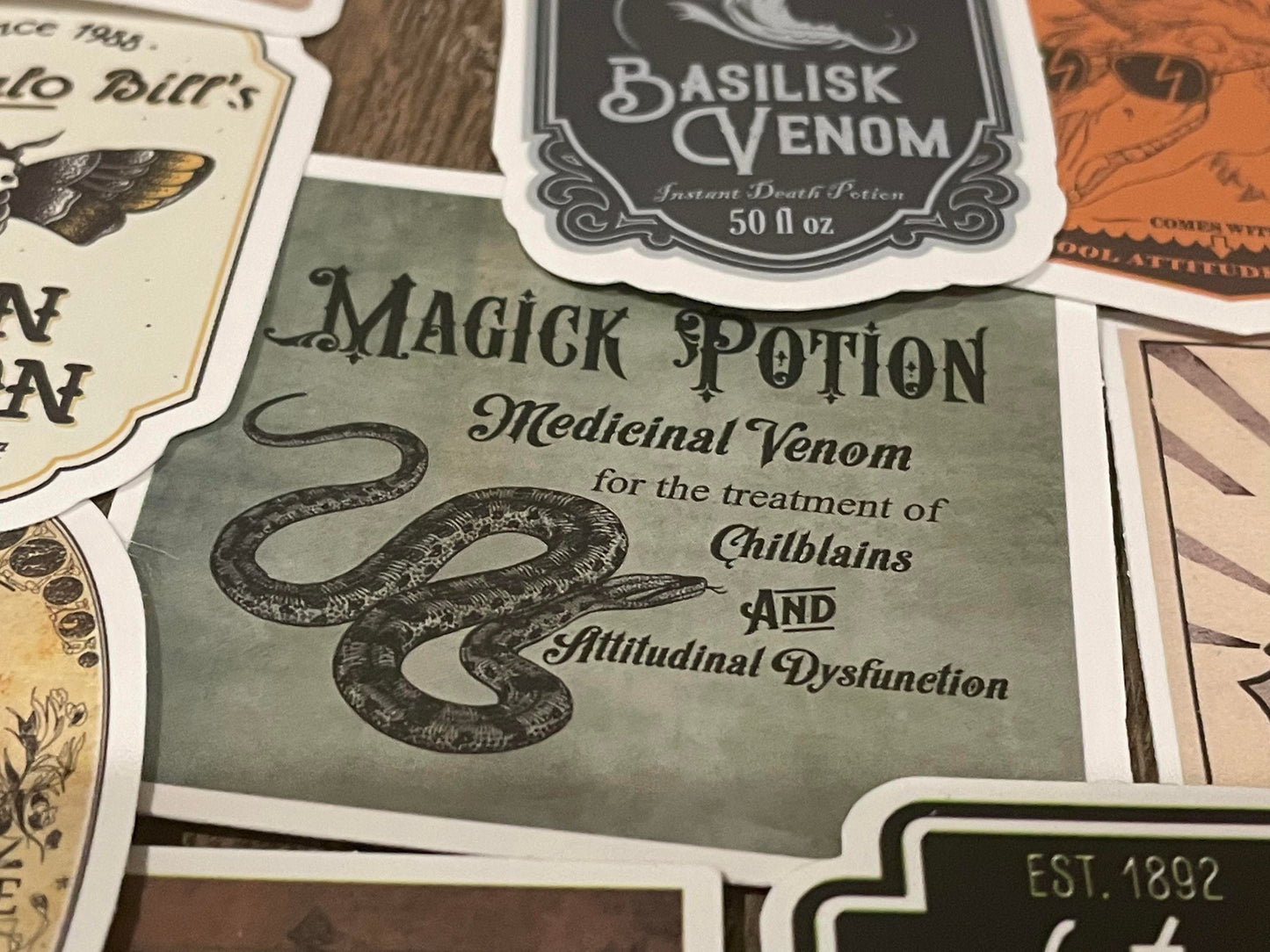 Witchy Potion Labels