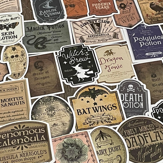 Witchy Potion Labels