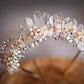 Genuine Clear Quartz Crown/Tiara
