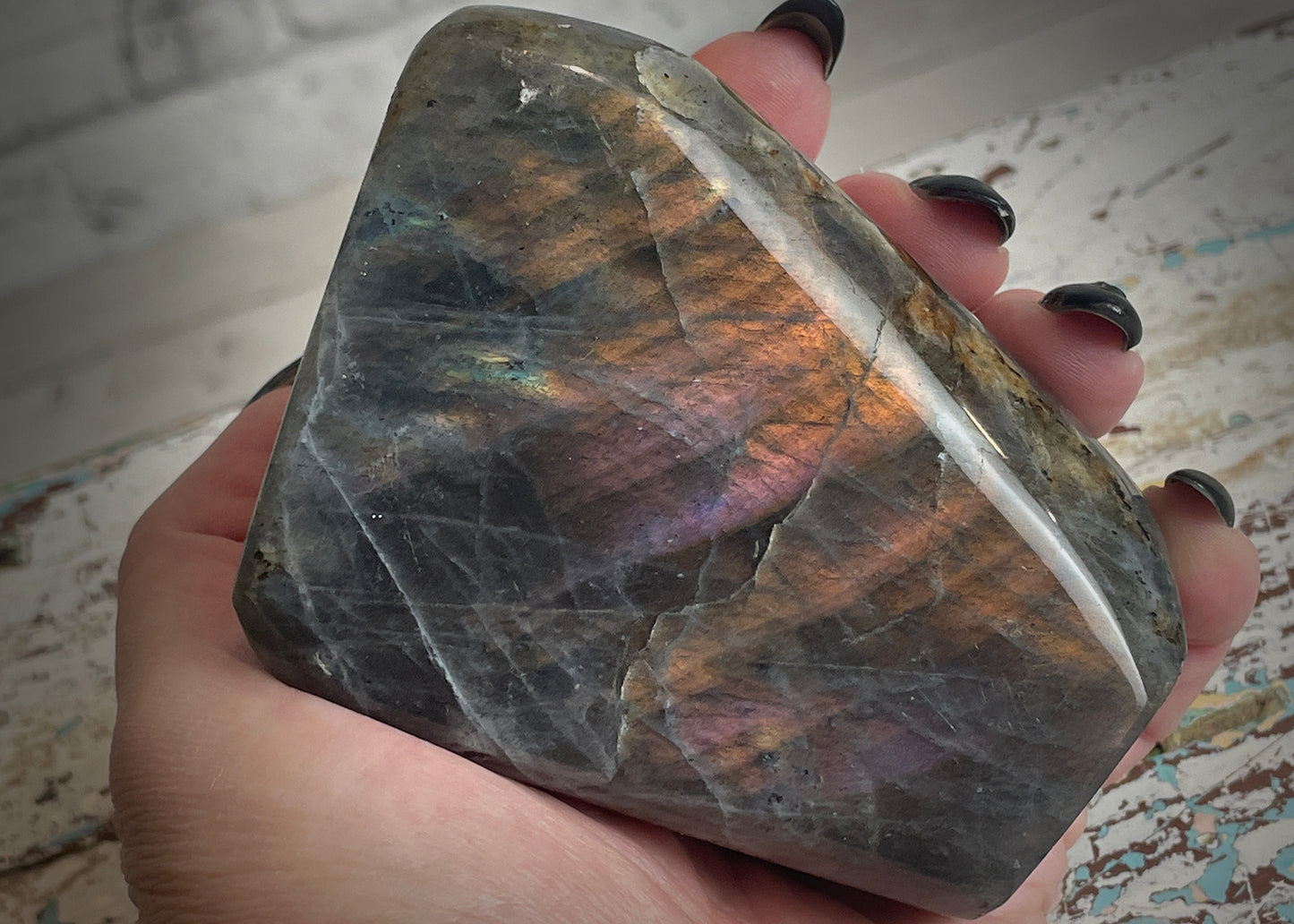 Purple Labradorite - Freeform - 450 grams