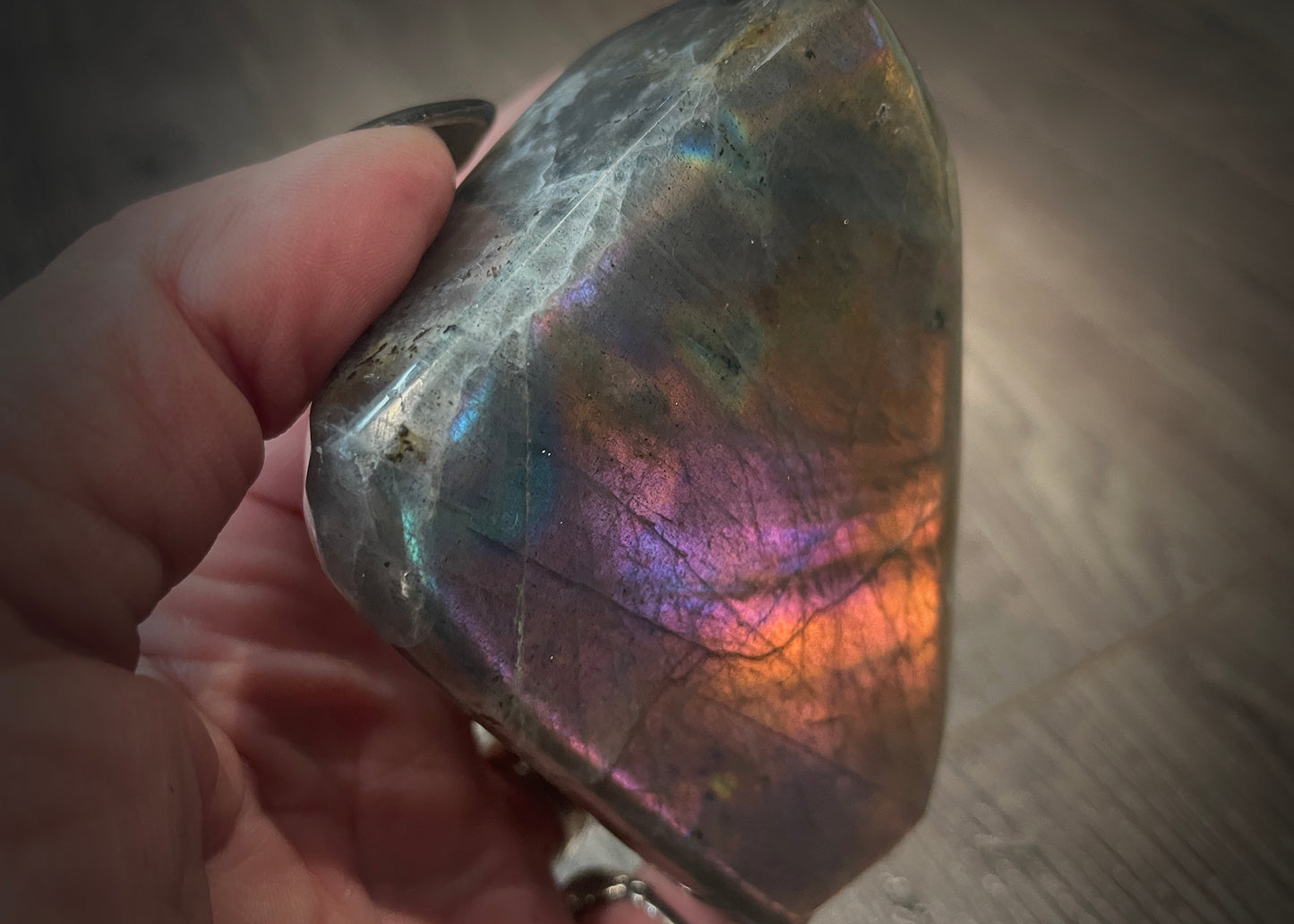 Purple Labradorite - Freeform - 450 grams