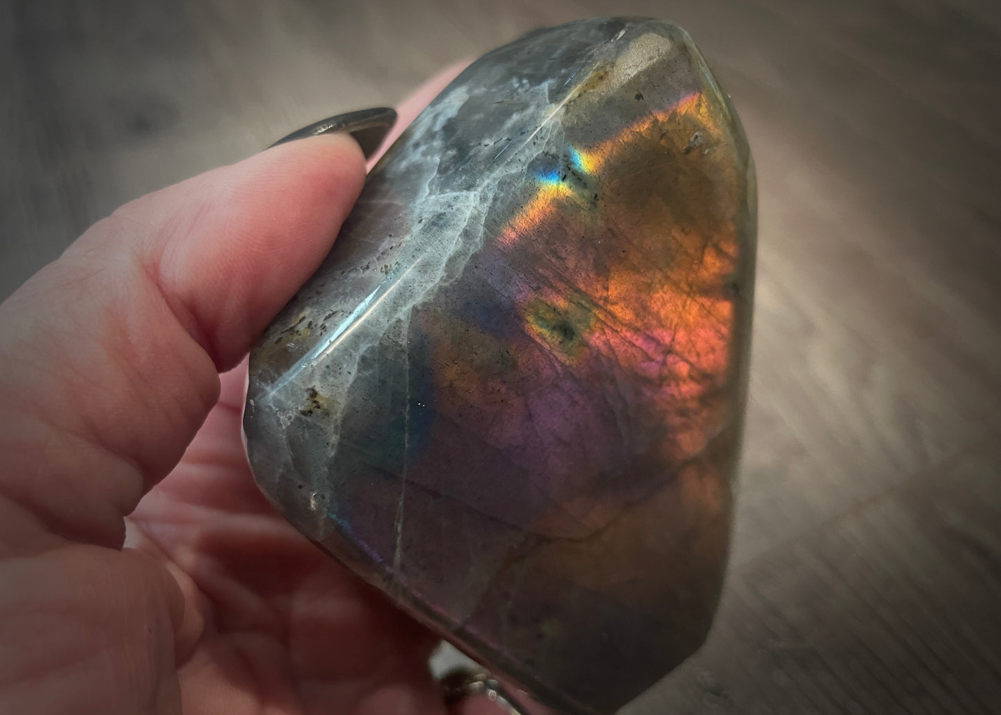 Purple Labradorite - Freeform - 450 grams