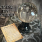 Clear K9 Glass Gazing Sphere - stand not included