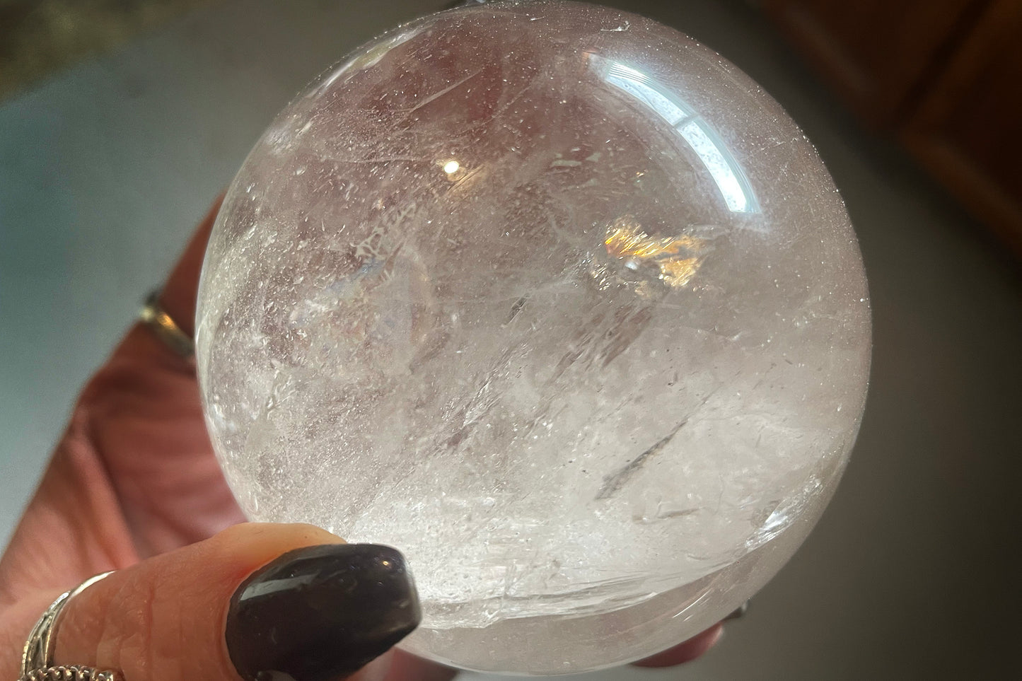 Crystal Ball Gazing Sphere