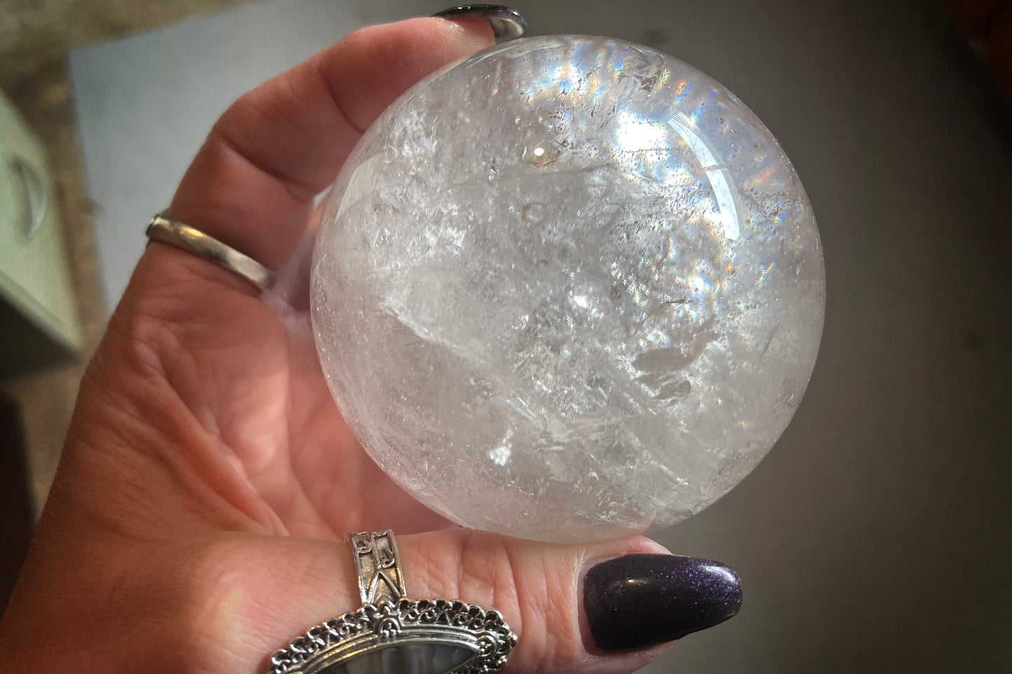 Crystal Ball Gazing Sphere