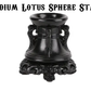 Medium Lotus Crystal Sphere Stand