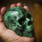 Large Ruby Zoisite Crystal Skull
