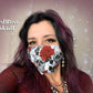Skull Adult Face Mask 2-Layer 100% cotton with filter pocket