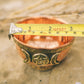 Small Copper Bowl - 3 inch Triple Moon Detail Altar Tool
