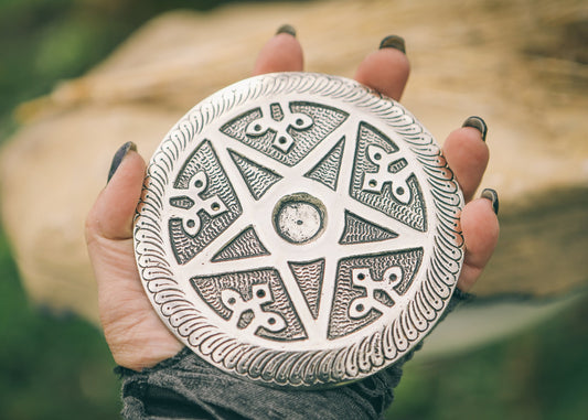 Pentacle Altar Plate