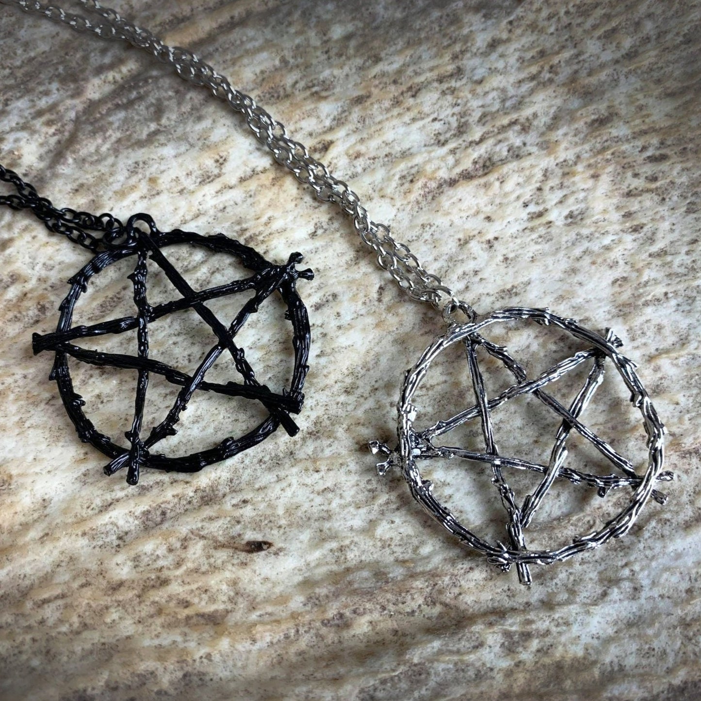 Pentacle Branch Witch Necklace