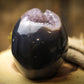 Large Amethyst Geode Crystal Skull