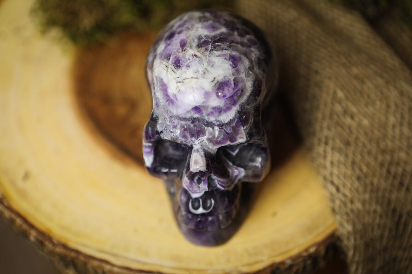 Large Dream Amethyst Crystal Skull