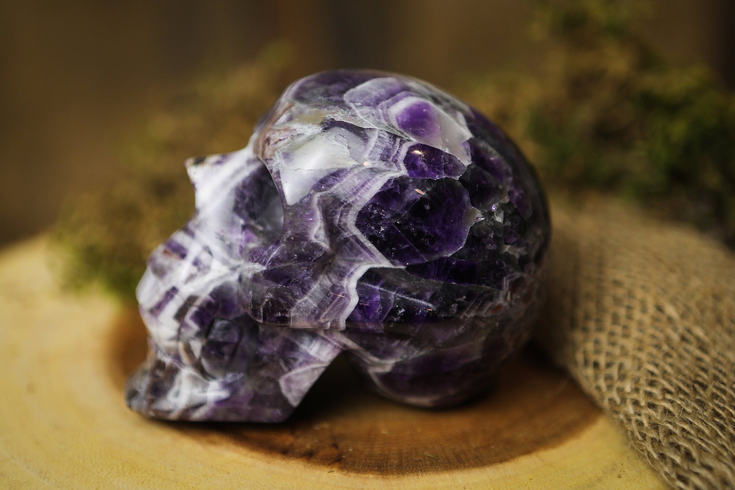 Large Dream Amethyst Crystal Skull