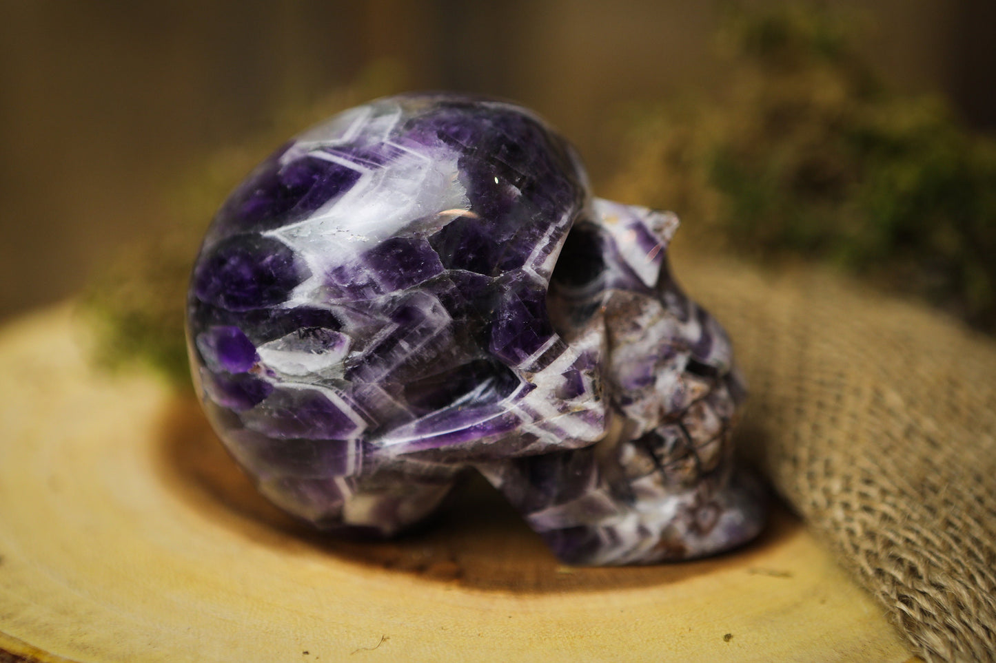 Large Dream Amethyst Crystal Skull