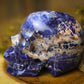 Large Sodalite Crystal Skull