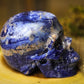 Large Sodalite Crystal Skull