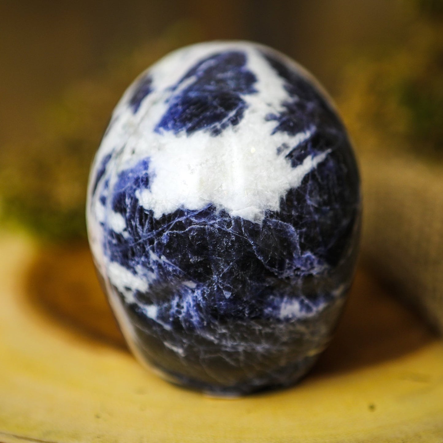 Large Sodalite Crystal Skull