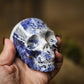 Large Sodalite Crystal Skull