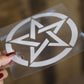 Pentacle or Pentagram Decal