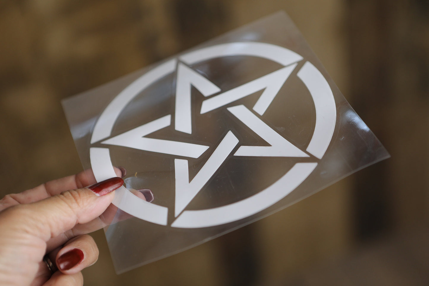 Pentacle or Pentagram Decal