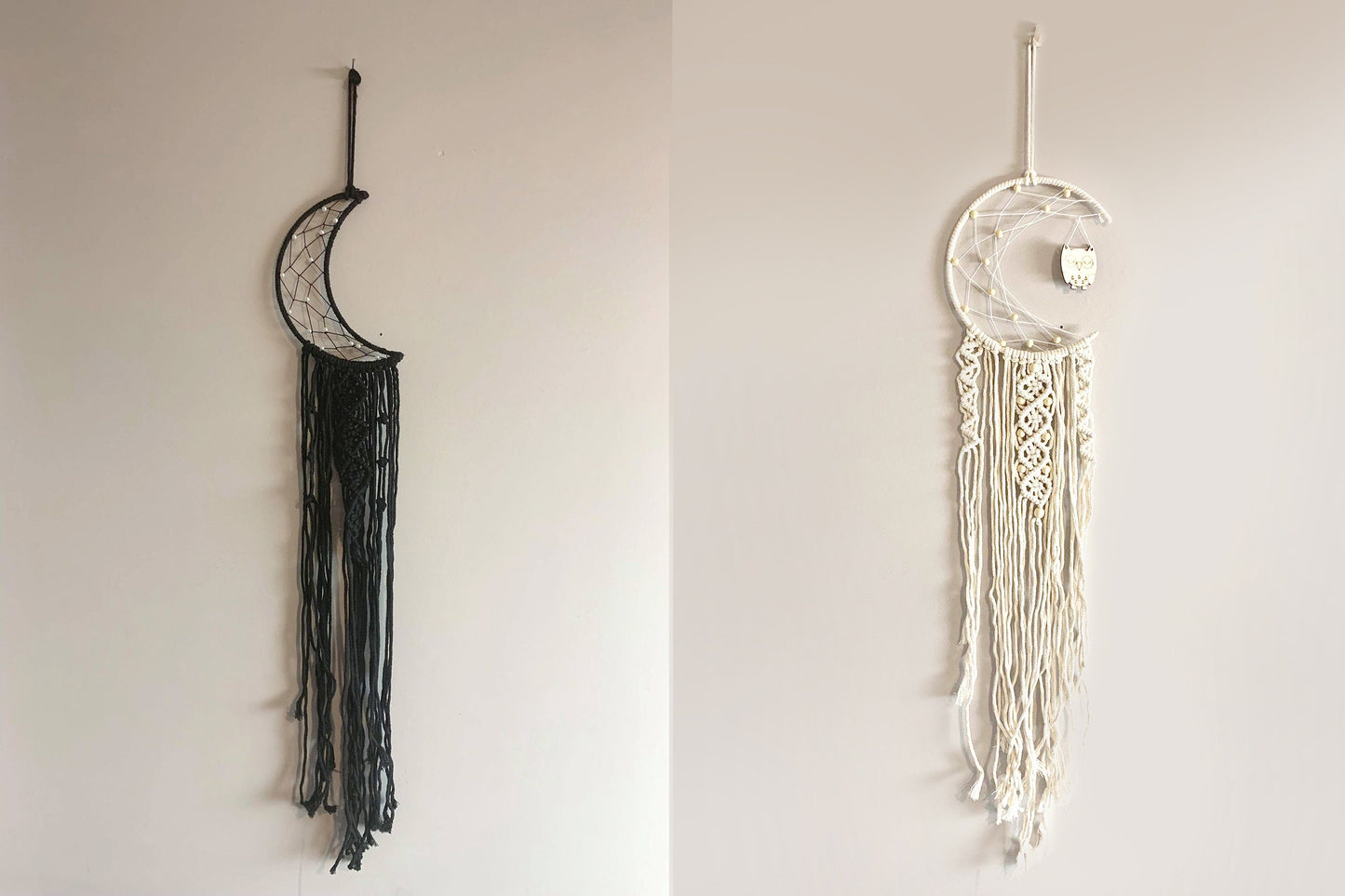 Macrame Moon Wall Hanging