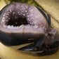 Large Amethyst Geode Crystal Skull
